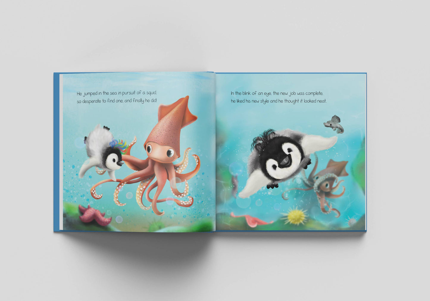 Spike, the Penguin with Rainbow Hair Children's Book