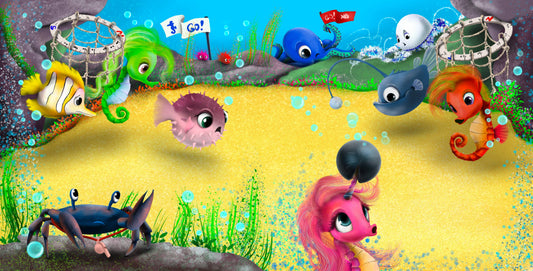 Nori, The Seahorse with a Unicorn Horn Children's Book