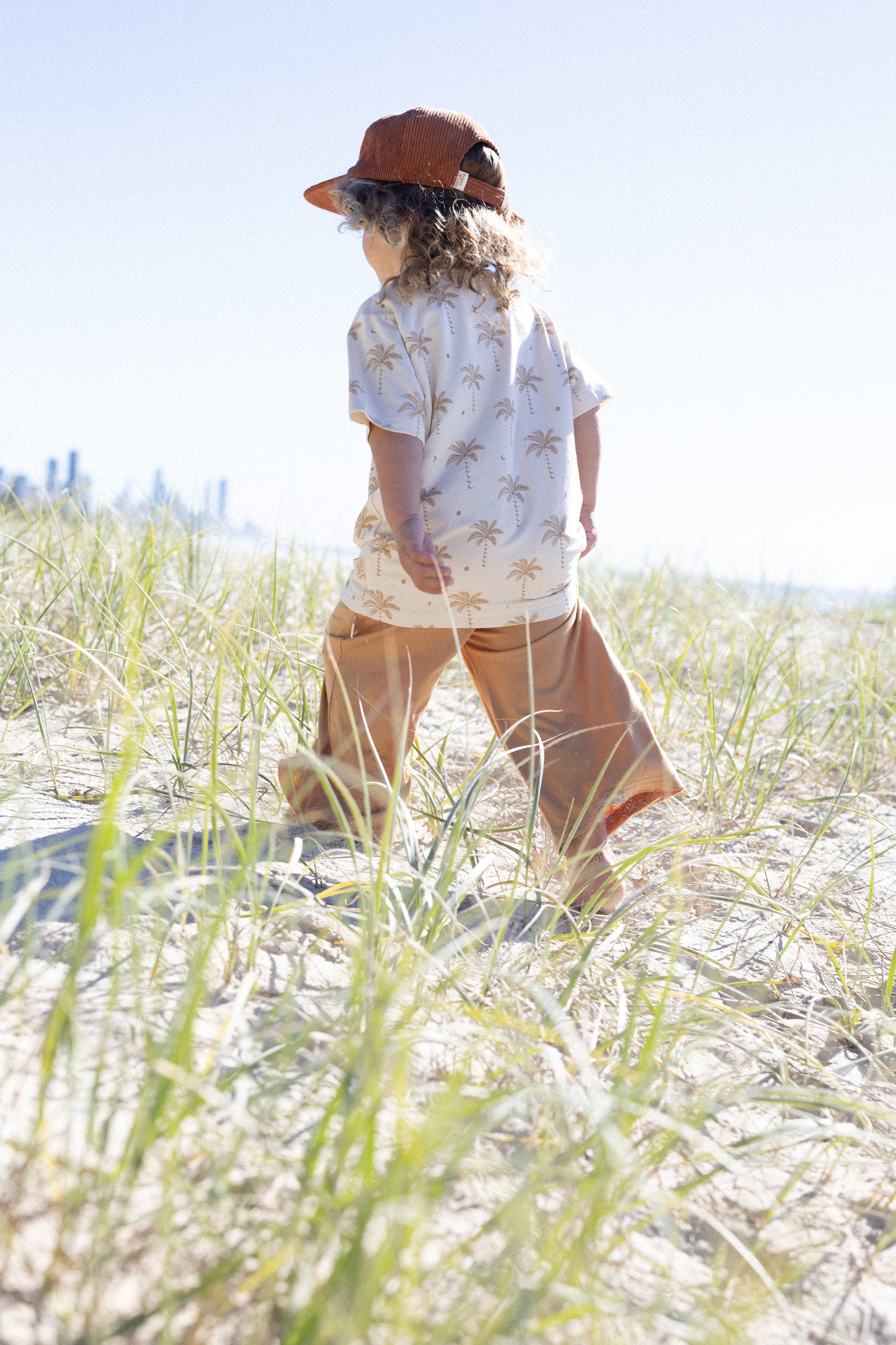 Wide Leg Pants - Terracotta