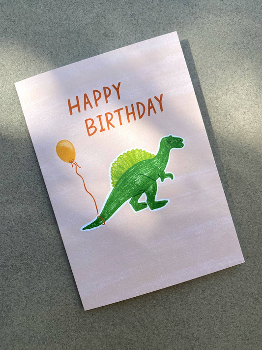 Dinosaur Birthday Card