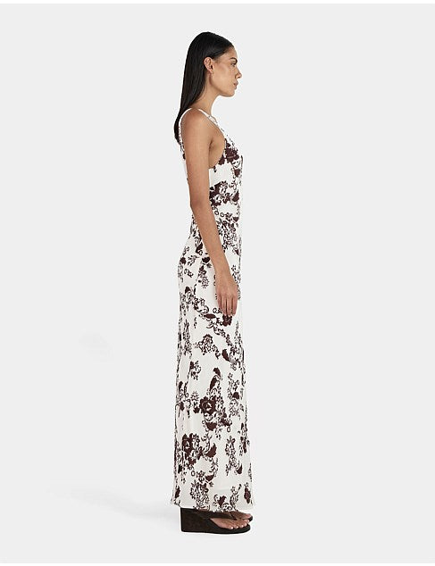 Mizzi Midi Dress Creme Floral