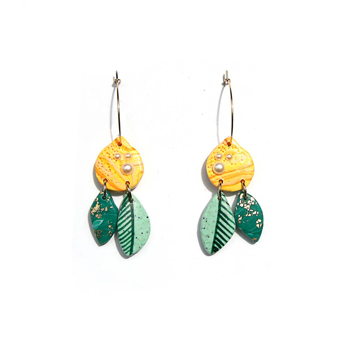 Citrus Hoop Earrings
