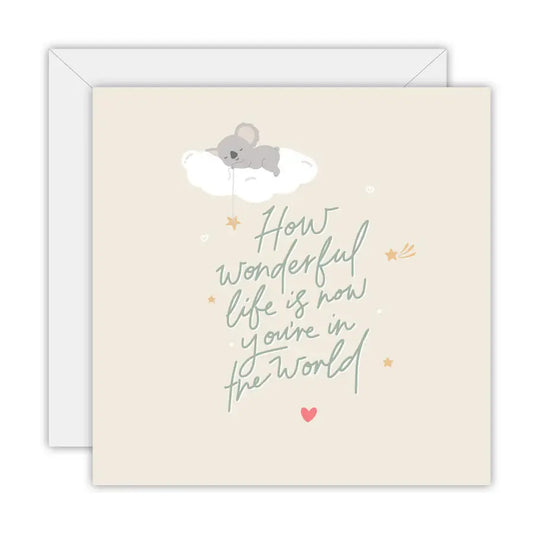 How Wonderful Life Is - Greeting Card: Rectange