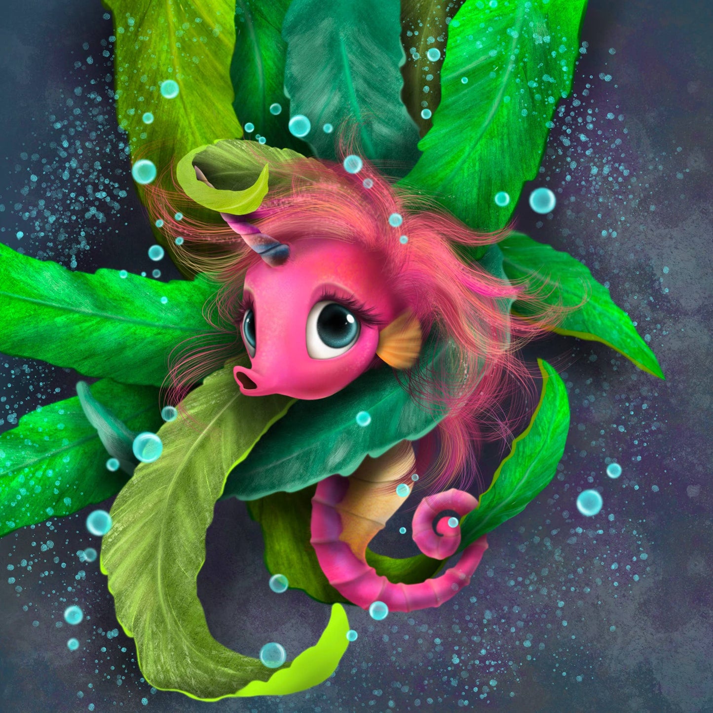 Nori, The Seahorse with a Unicorn Horn Children's Book