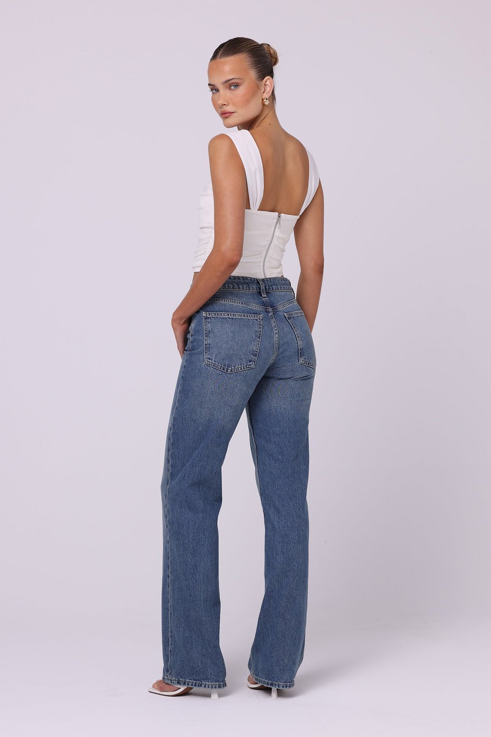 Kelly Corset Top White