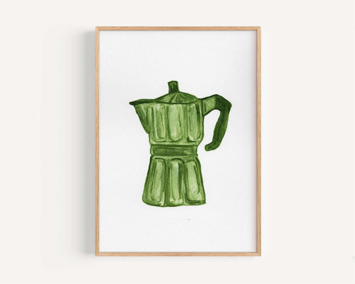 Green Coffee Pot