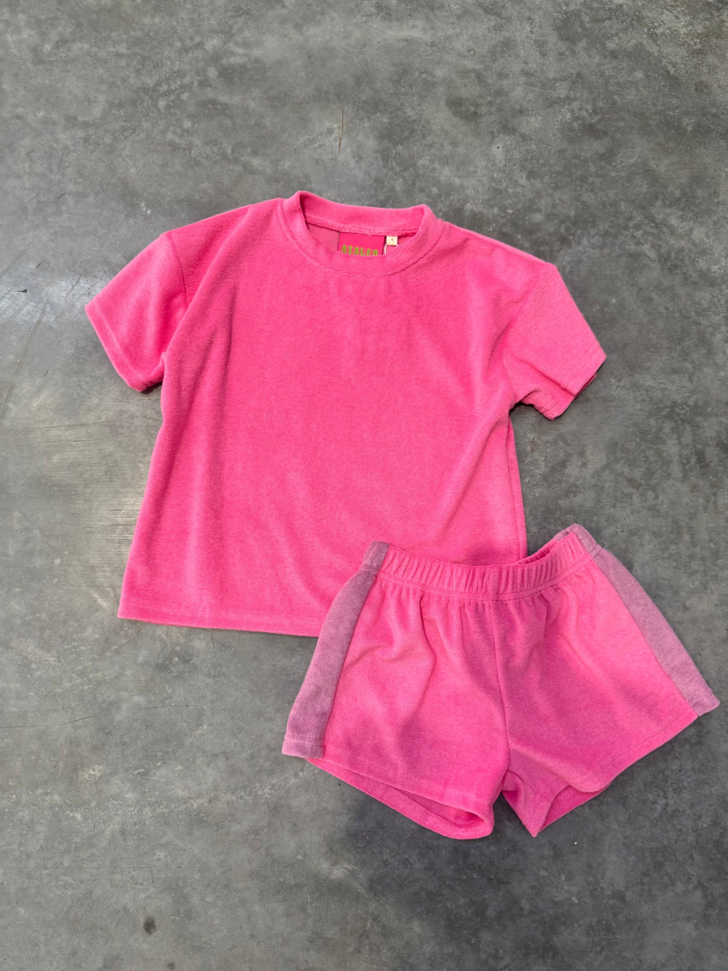 Zion Terry Set Pink/Purple