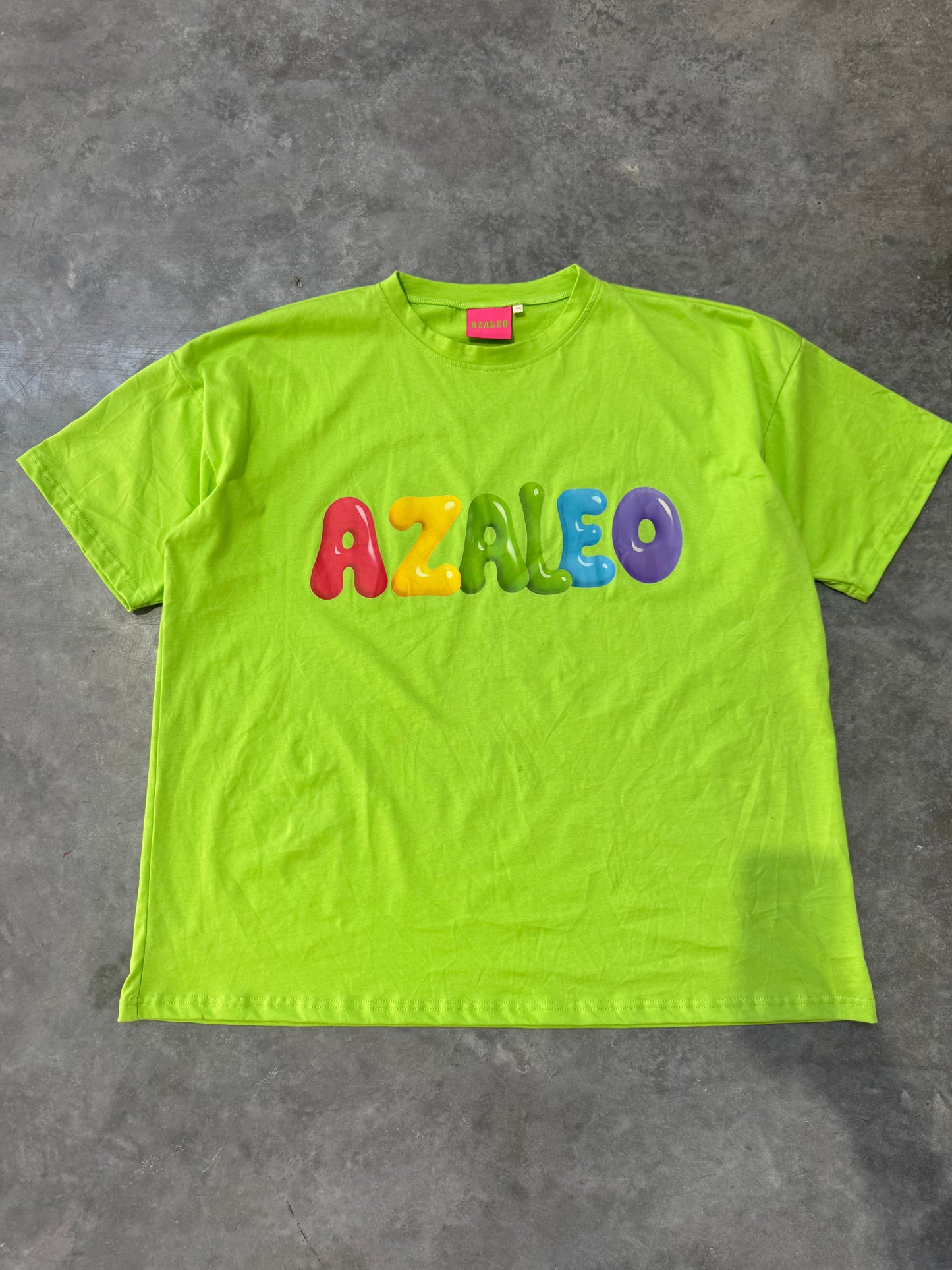 Bubble Adult Tee Green Apple