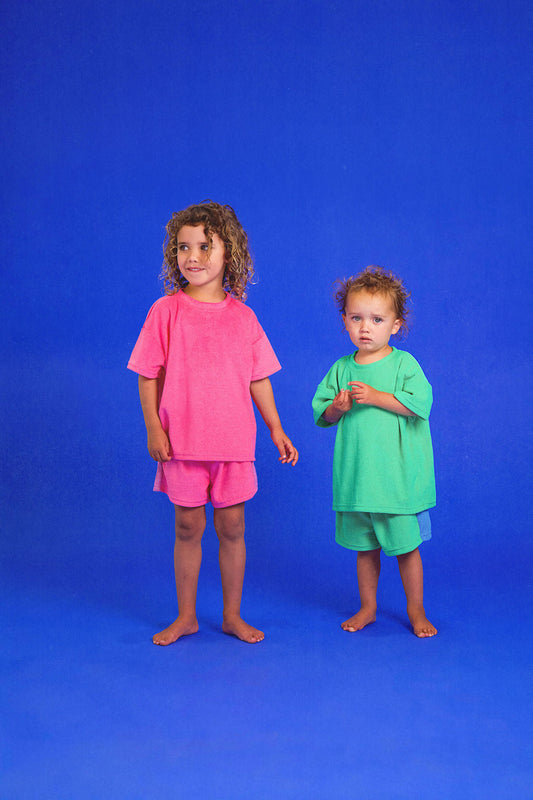 Zion Terry Set Pink/Purple