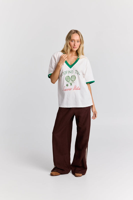 Portofino Tennis V-Neck Tee