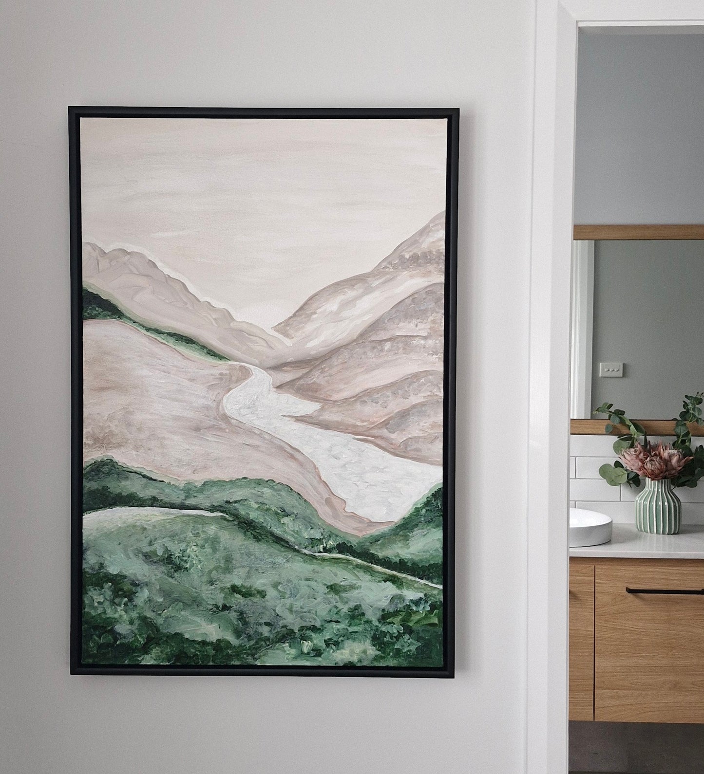 More to Explore Original Framed Painting