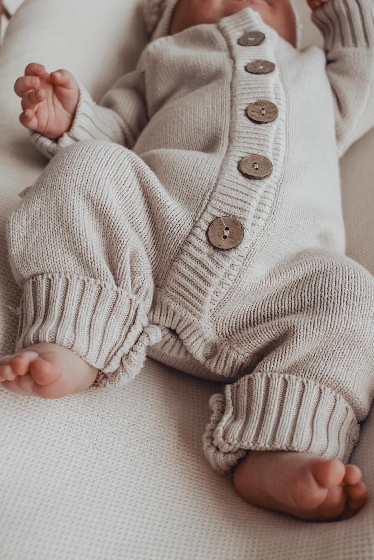 Mushroom Knit Romper