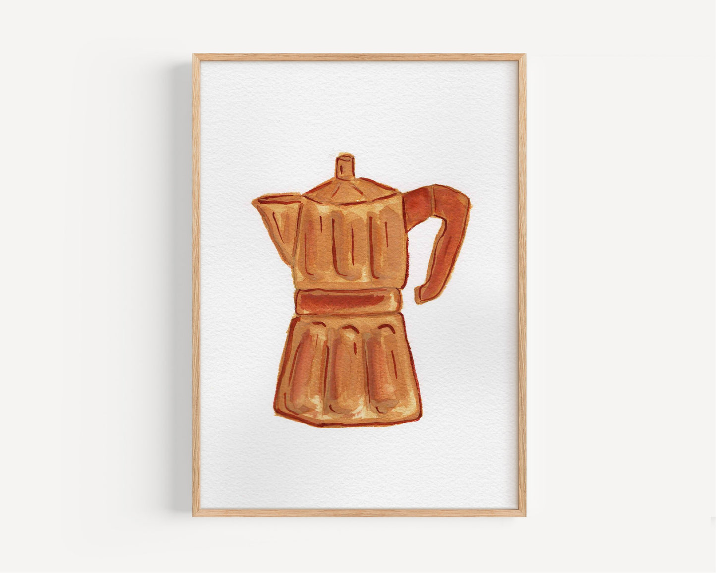 Mustard Coffee Pot