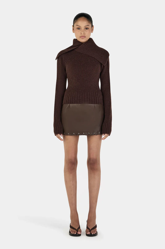 Roxanne Turtleneck Chocolate