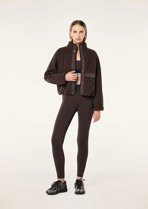 Technique jacket in coffee