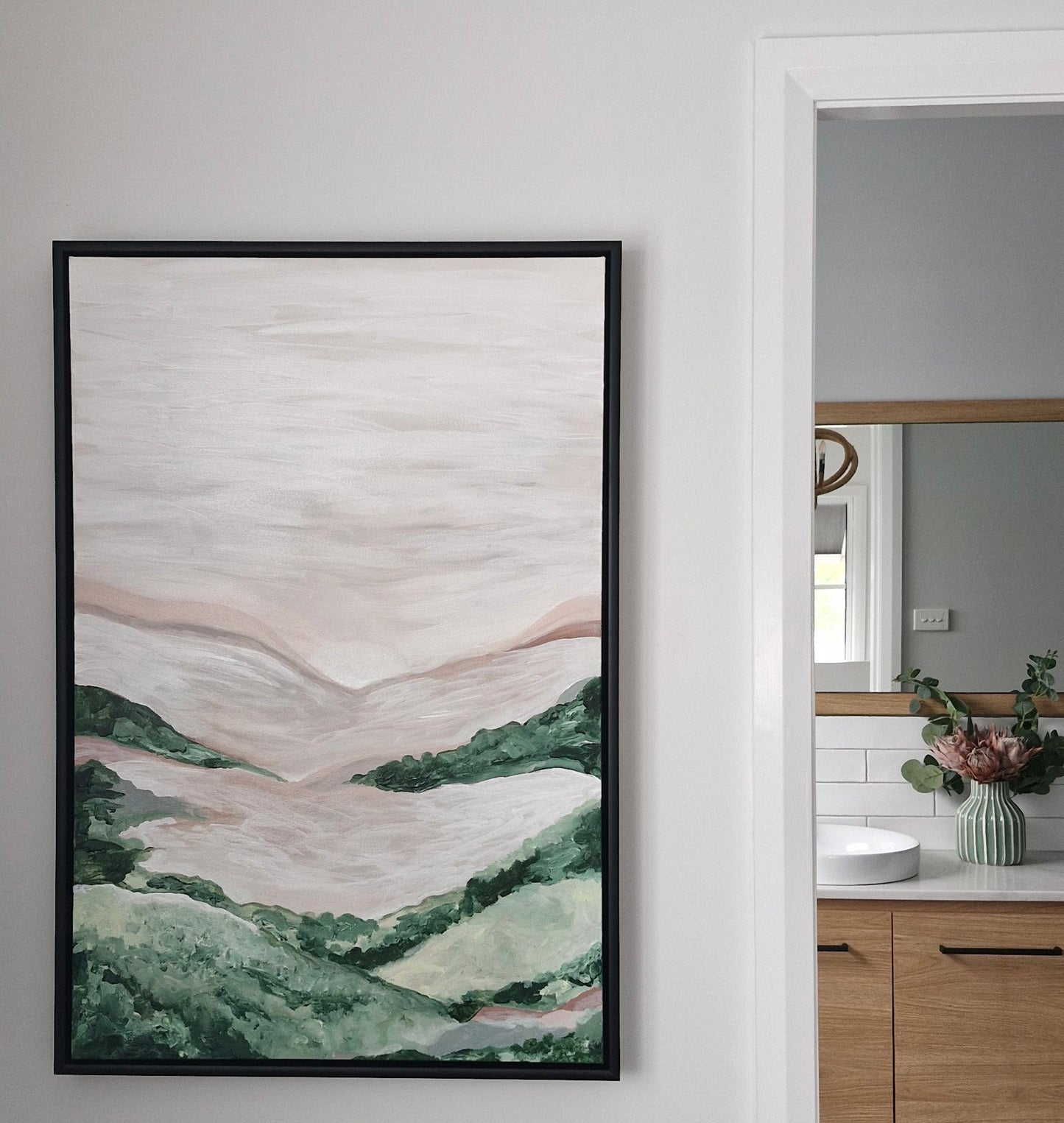 The Outlook Original Framed Painting