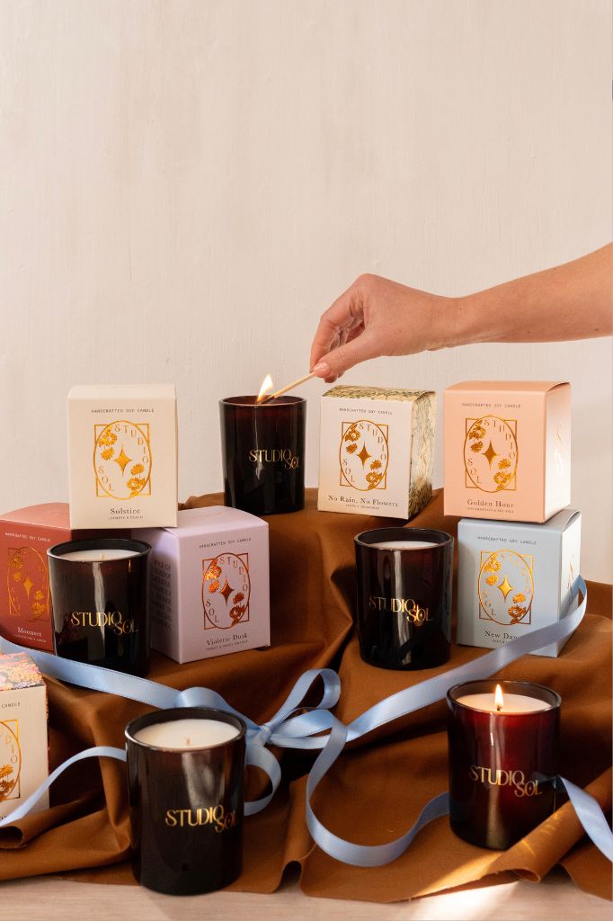 No Rain, No Flowers | Peony & Chamomile Candle