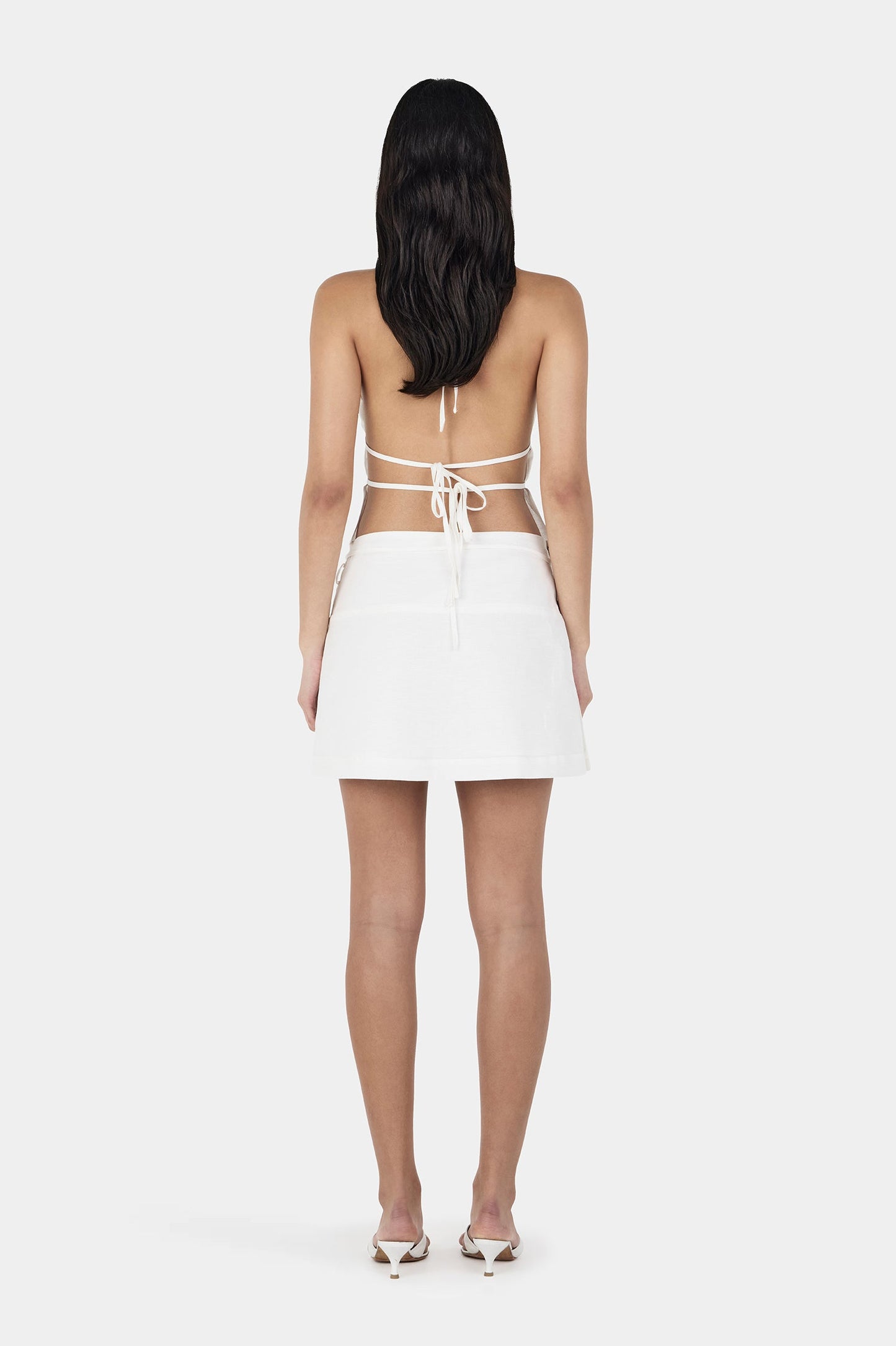 Tate Frayed Mini Skirt