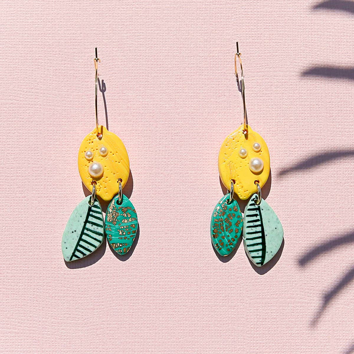 Citrus Hoop Earrings