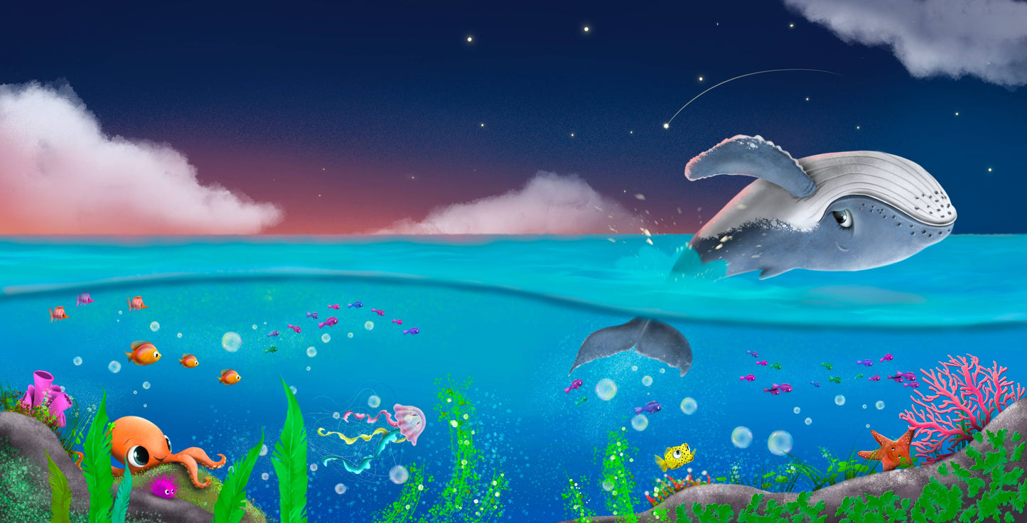 Harper, The Speedy Humpback Whale Children's Book