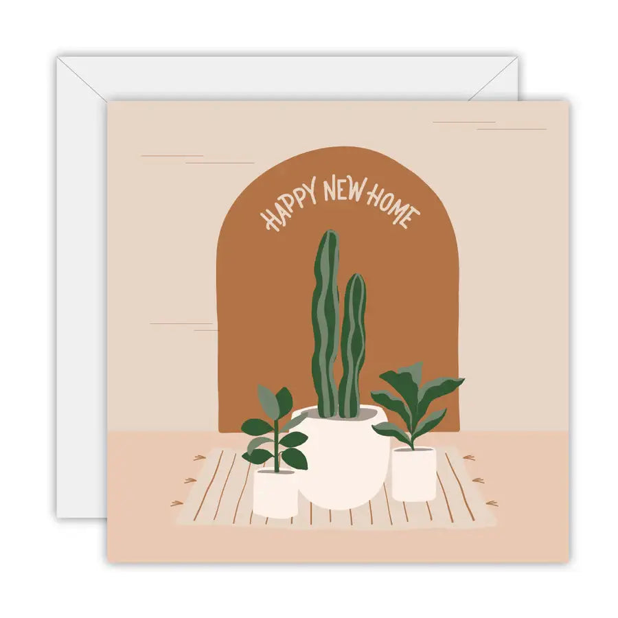 Happy New Home - Greeting Card: Rectange