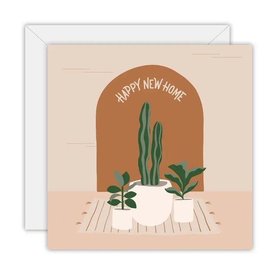 Happy New Home - Greeting Card: Rectange