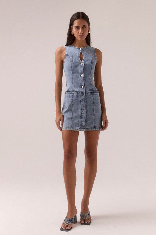 Etch Denim Mini Dress