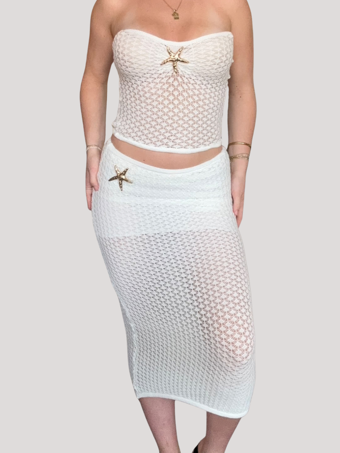 The Knit Dress - White