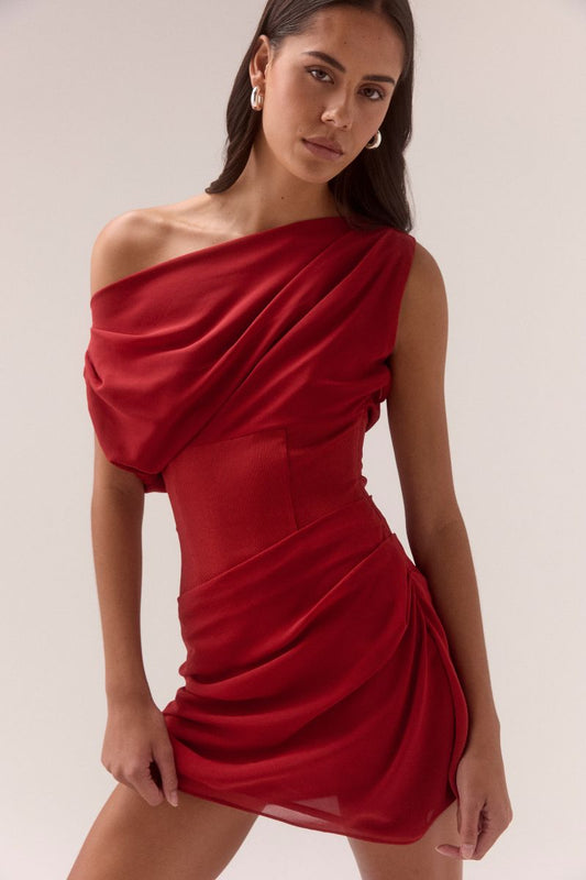 Ada Mini Dress - Spiced Apple