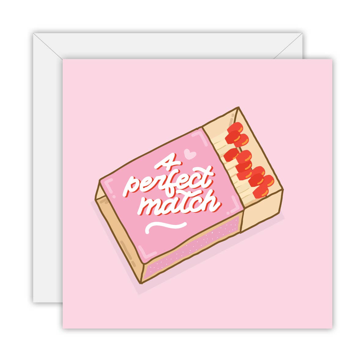 A Perfect Match - Greeting Card: Rectange