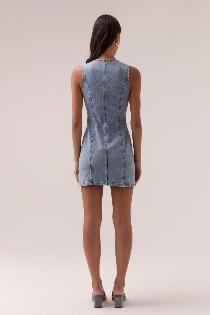 Etch Denim Mini Dress
