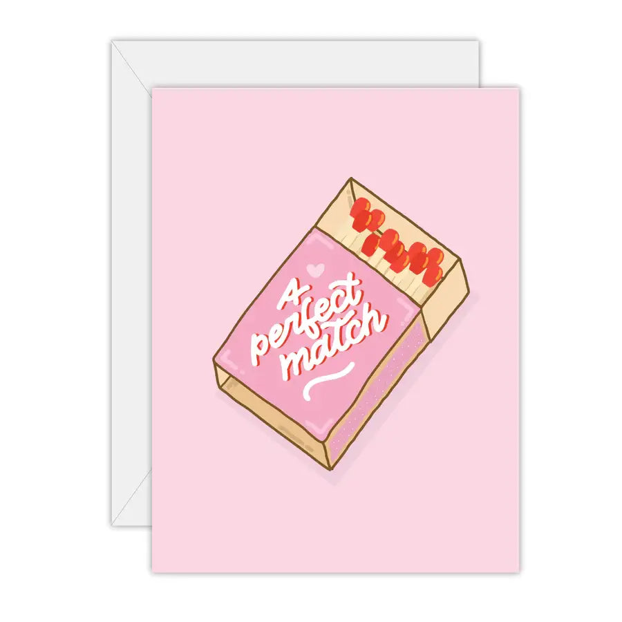 A Perfect Match - Greeting Card: Rectange
