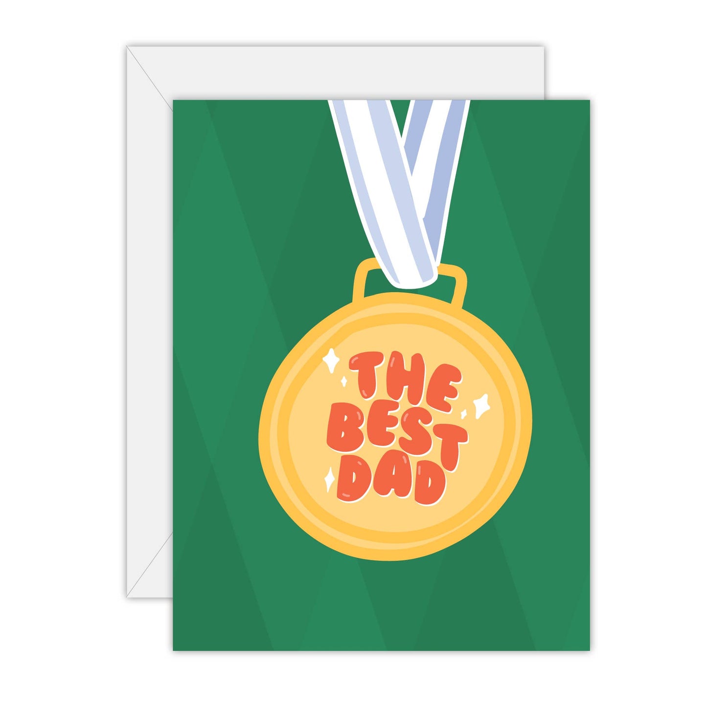 The Best Dad - Fathers - Greeting Card: Rectange