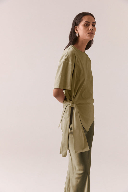 Blake Cotton Tee Olive