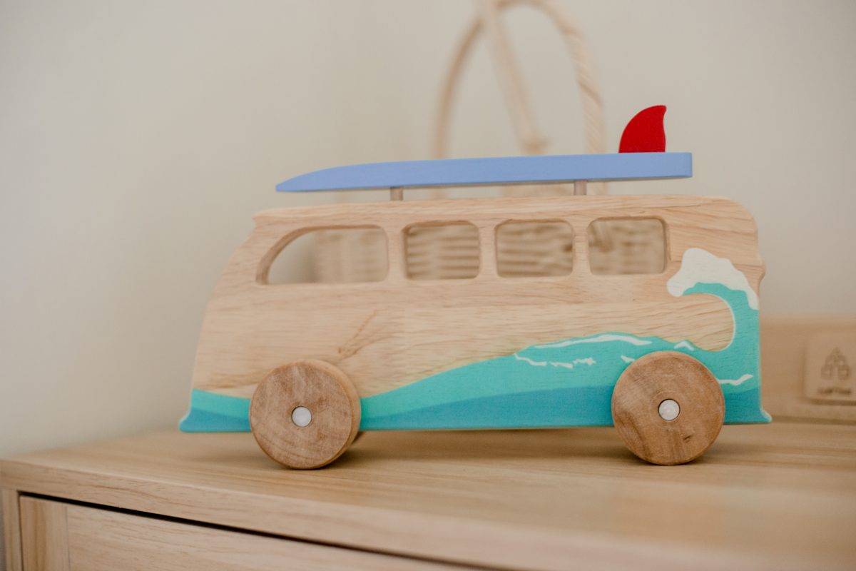 Wooden Surfing Van