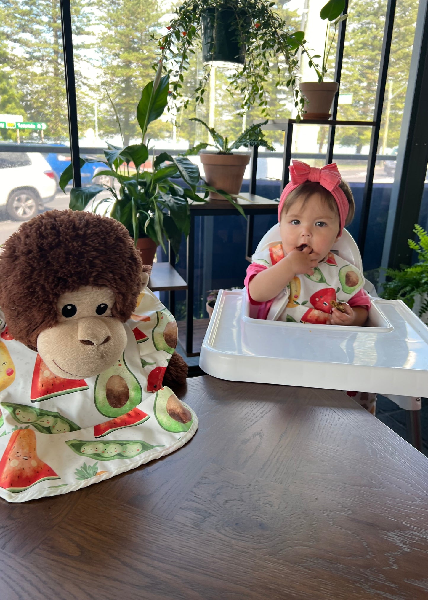 Ruffle Bib - Nature's Harvest