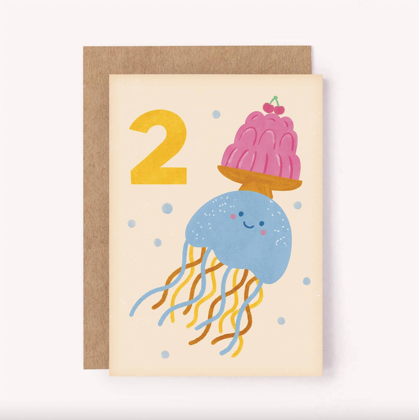 Jellyfish 2nd Birthday Card