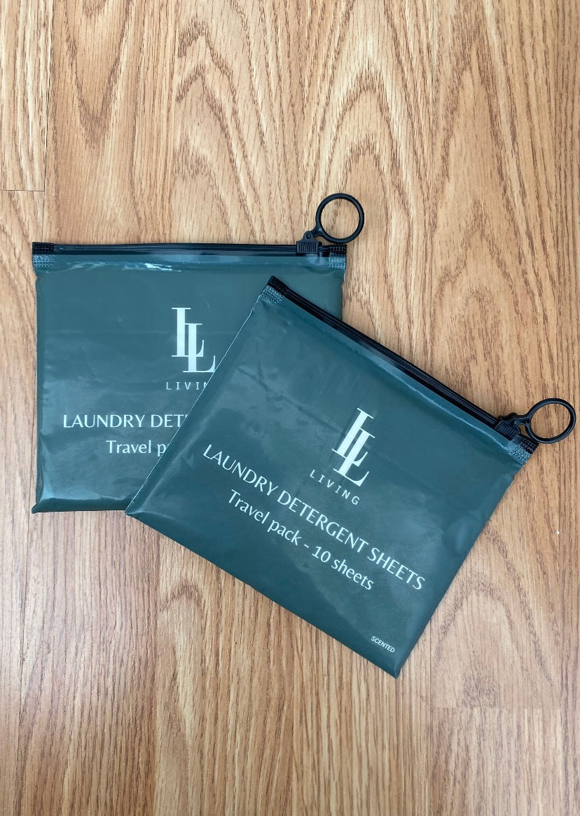 10 Laundry Detergent Sheets Travel Pack (39c/load)