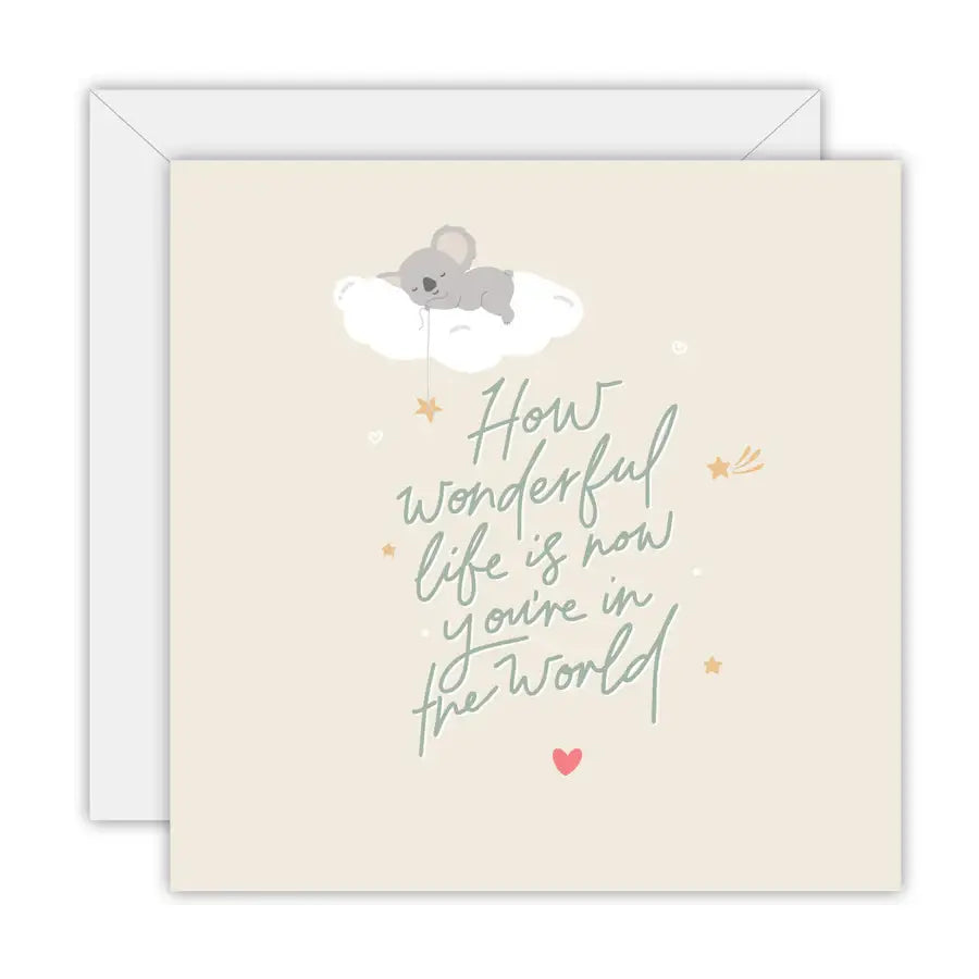 How Wonderful Life Is - Greeting Card: Rectange