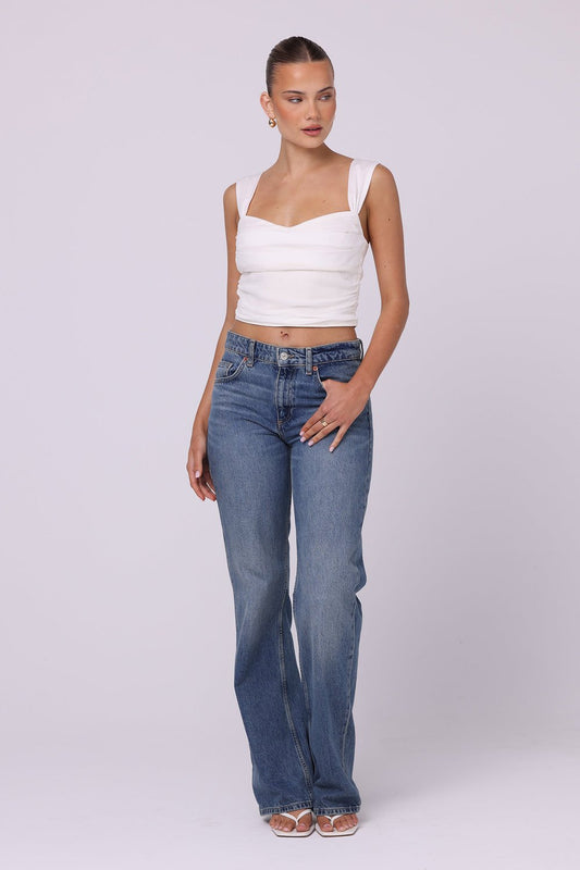 Kelly Corset Top White