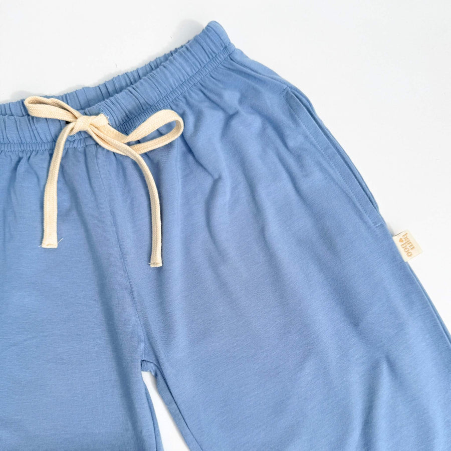 Wide Leg Pants - Powder Blue