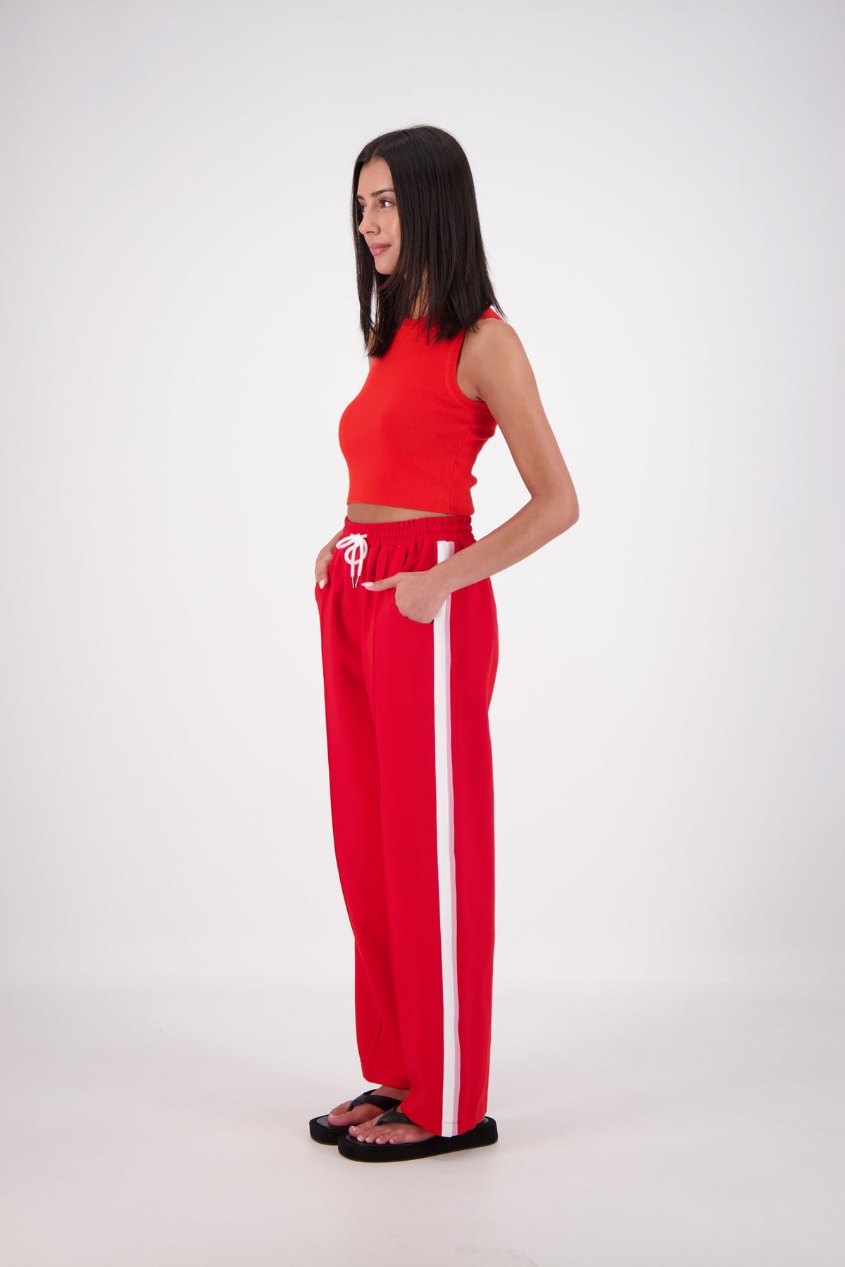 Cassis Trouser Red