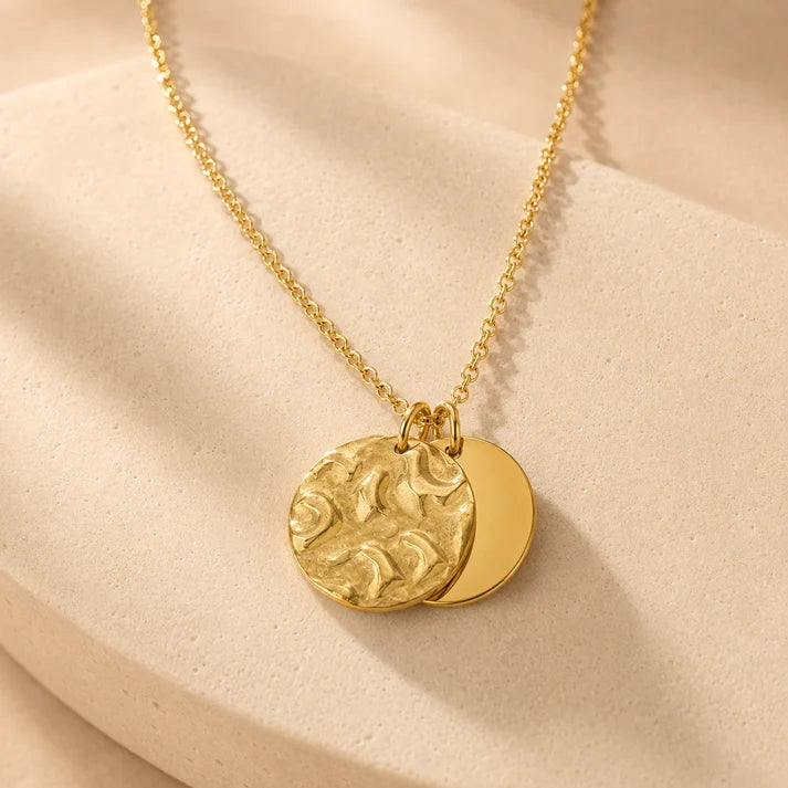 Dune Pendant | 18k Gold-Plated Waterproof Pendant