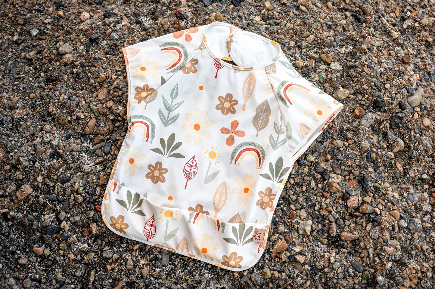 Short Sleeve Smock - Earth and Petals (2+)
