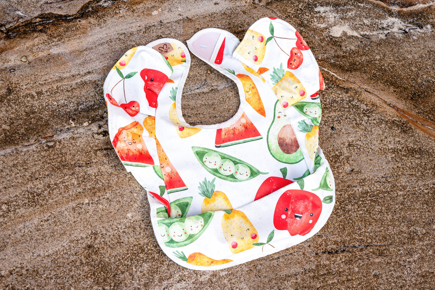 Ruffle Bib - Nature's Harvest