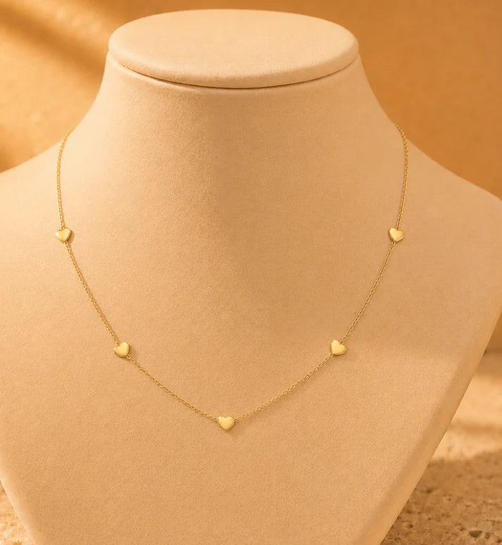 Heartline Necklace | 18k Gold-Plated Waterproof Necklace
