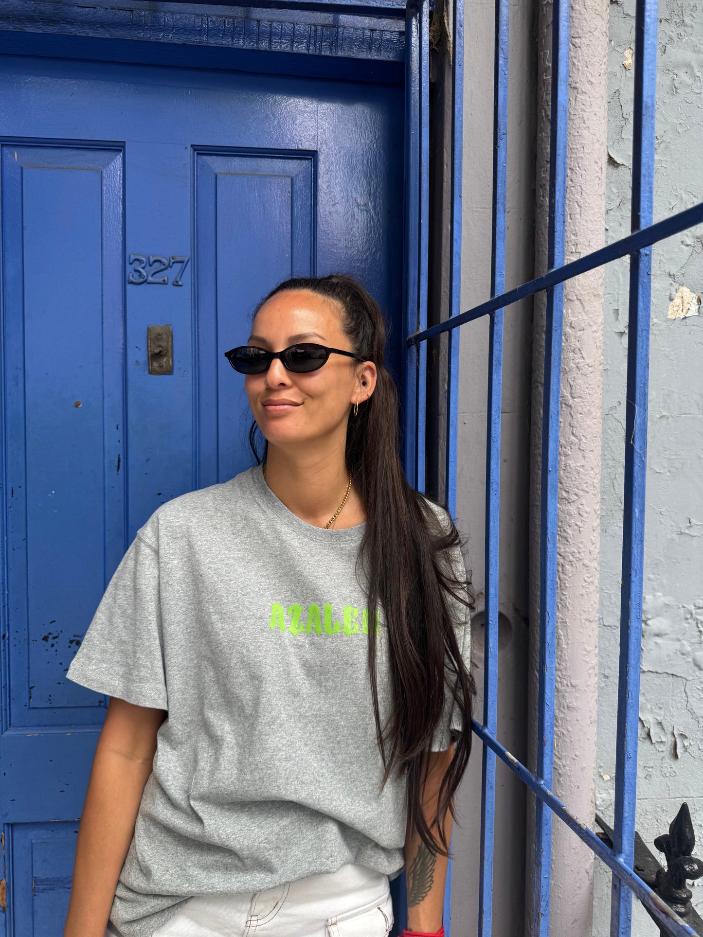 Alea Hemp Adult Tee Grey Marle