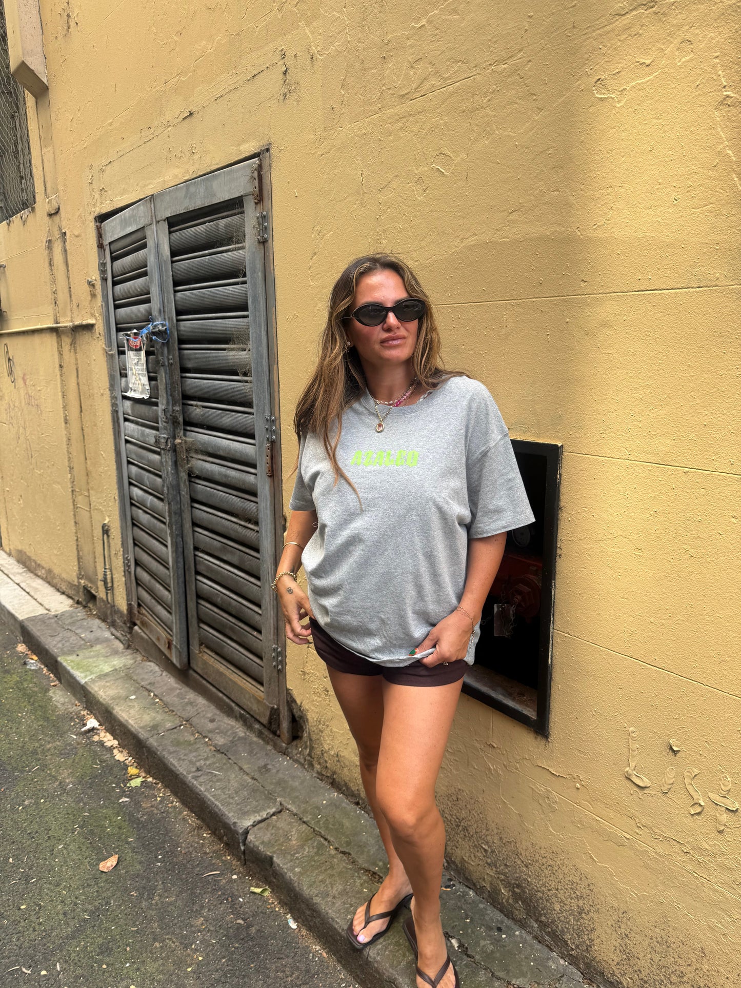 Alea Hemp Adult Tee Grey Marle