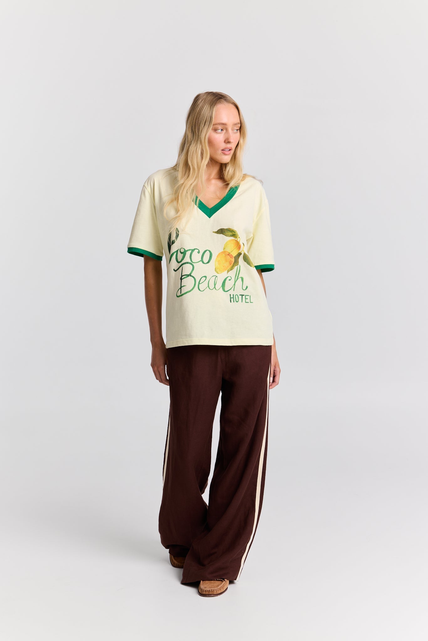 Coco Beach Hotel V-Neck Tee
