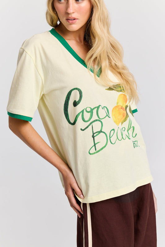Coco Beach Hotel V-Neck Tee